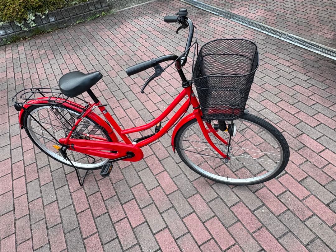 galihさんさ専用 真っ赤なシルプルママチャリ(26㌅)配達でも？可能です。