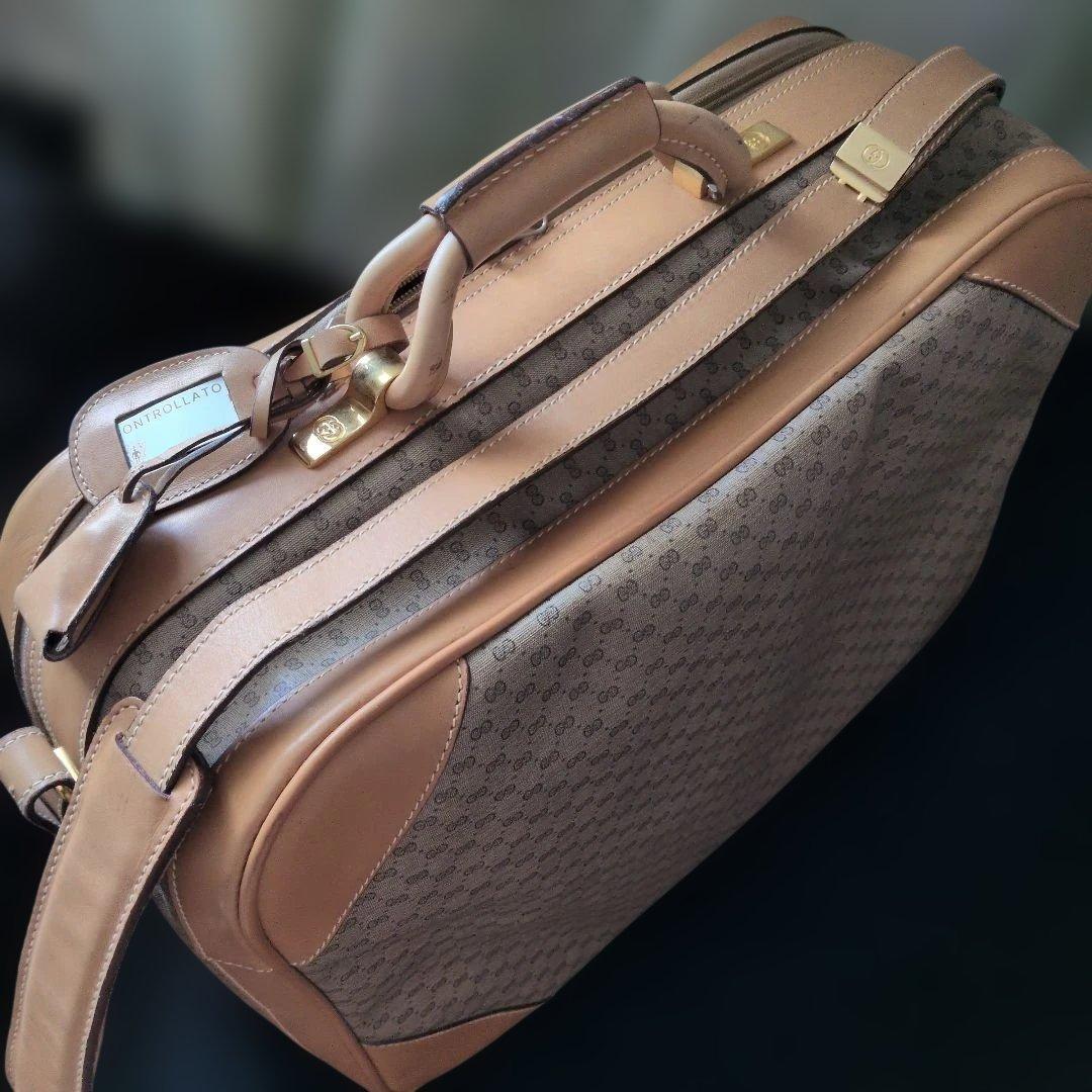 ♥海外からやってきた物♥ GUCCI マイクロソフトトランク ボストンバッグ