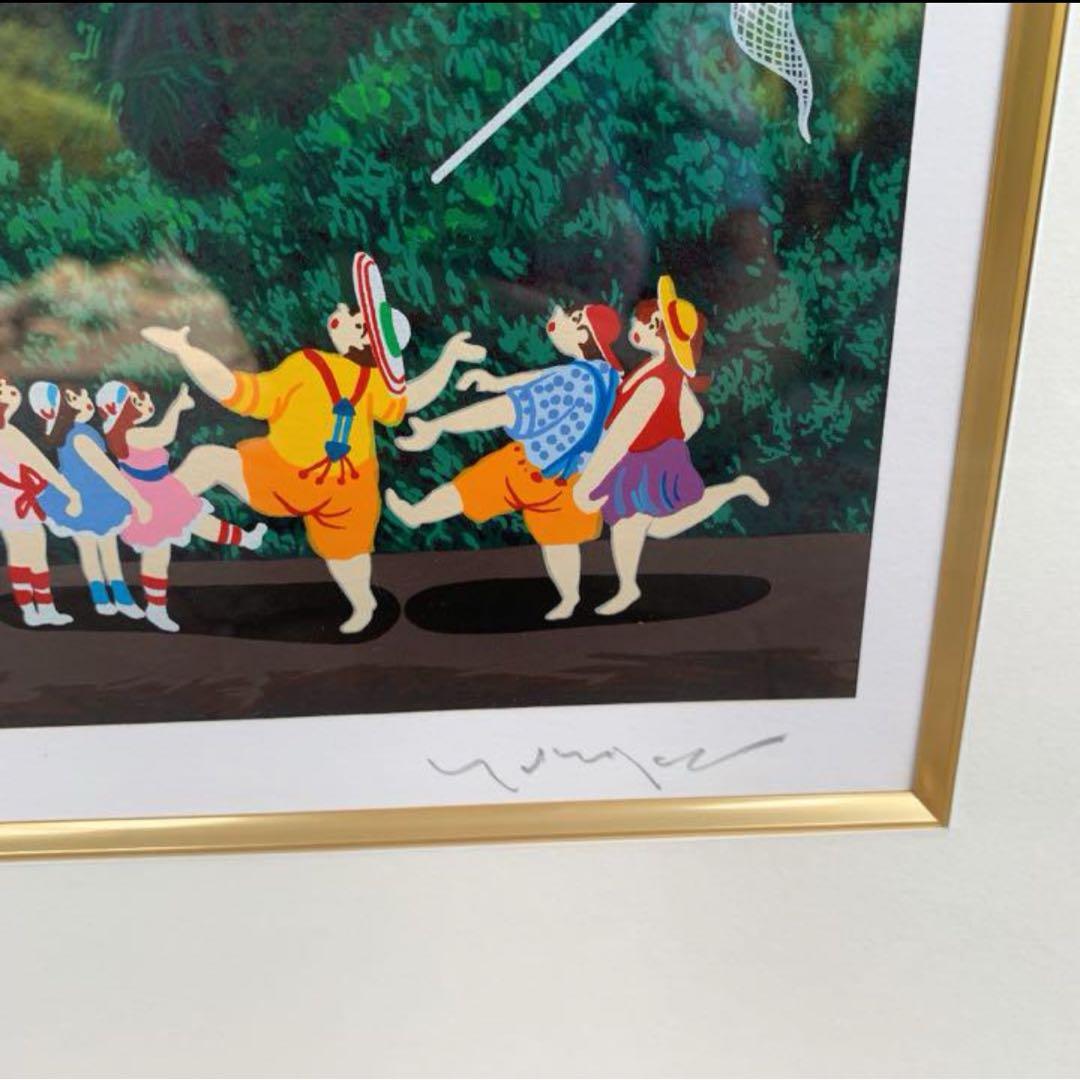 ヒロヤマガタ シルクスクリーン 兼六園 日本のエッセンス 版画　レア