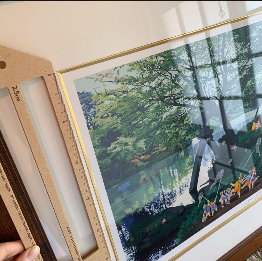 ヒロヤマガタ シルクスクリーン 兼六園 日本のエッセンス 版画　レア