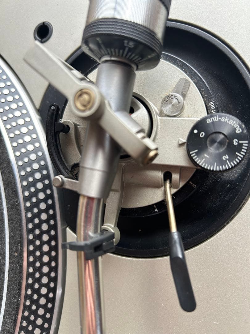 Technics SL-1200 MK3D ターンテーブル カバー付き