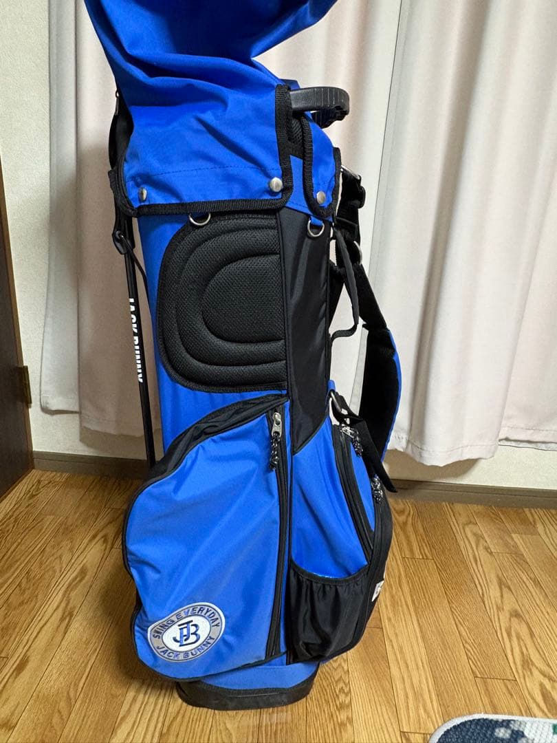 JACK BUNNY キャディバッグ 青