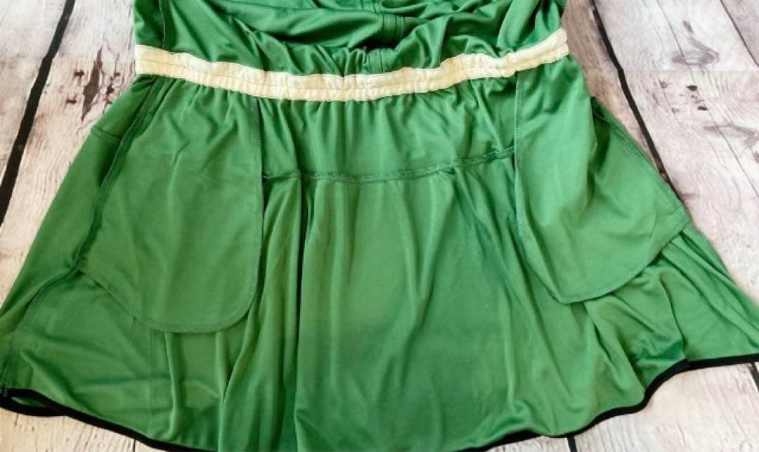 No.861 FILA レトロモダンなgreenワンピース♡XL♡新品♡