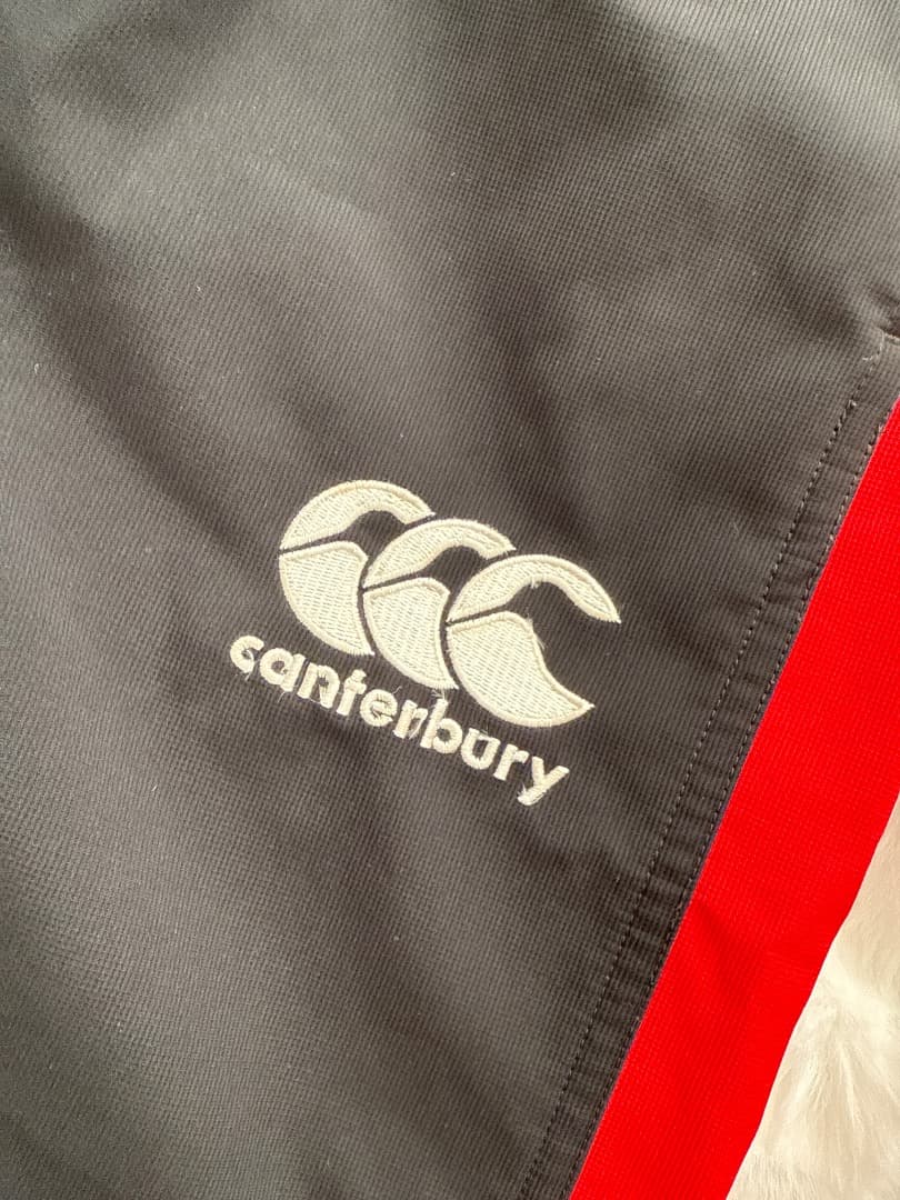 Canterbury ウォームアップウェア 160 黒/赤