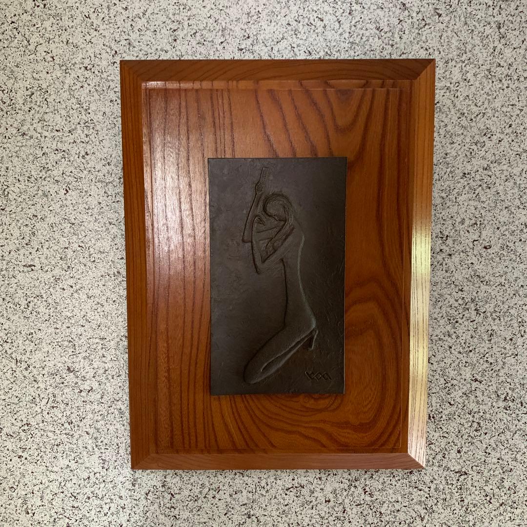 彫刻レリーフプレート木製パネル