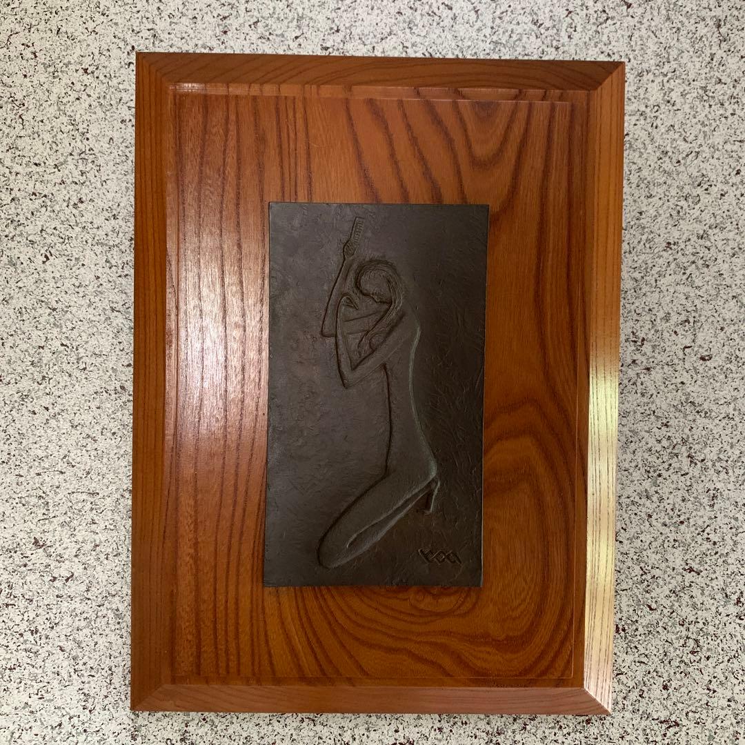 彫刻レリーフプレート木製パネル