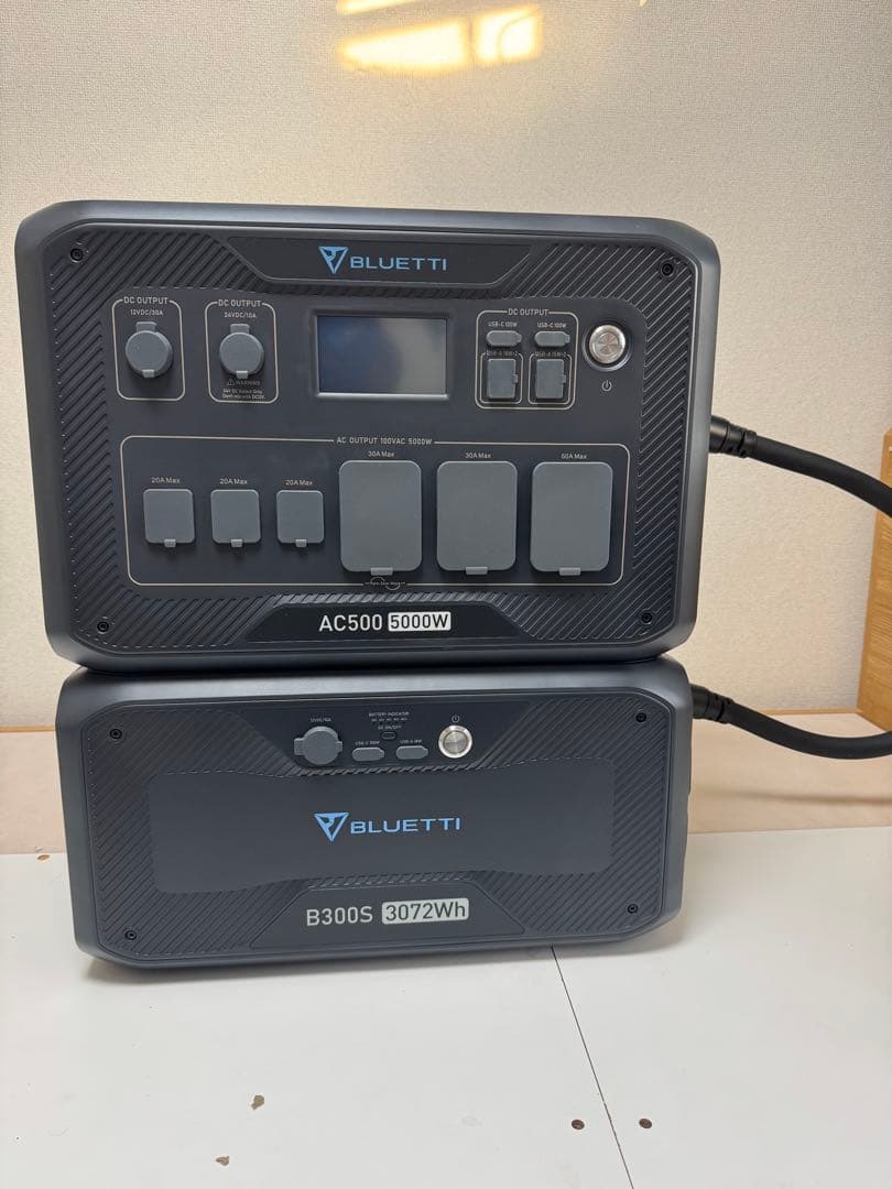 BLUETTI AC500 + B300S ポータブル電源 セット