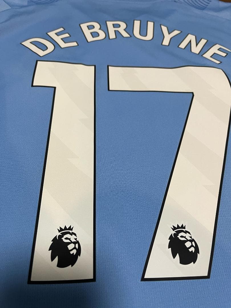 新品 マンチェスターシティ 23/24 ユニフォーム #17.デブライネ XL