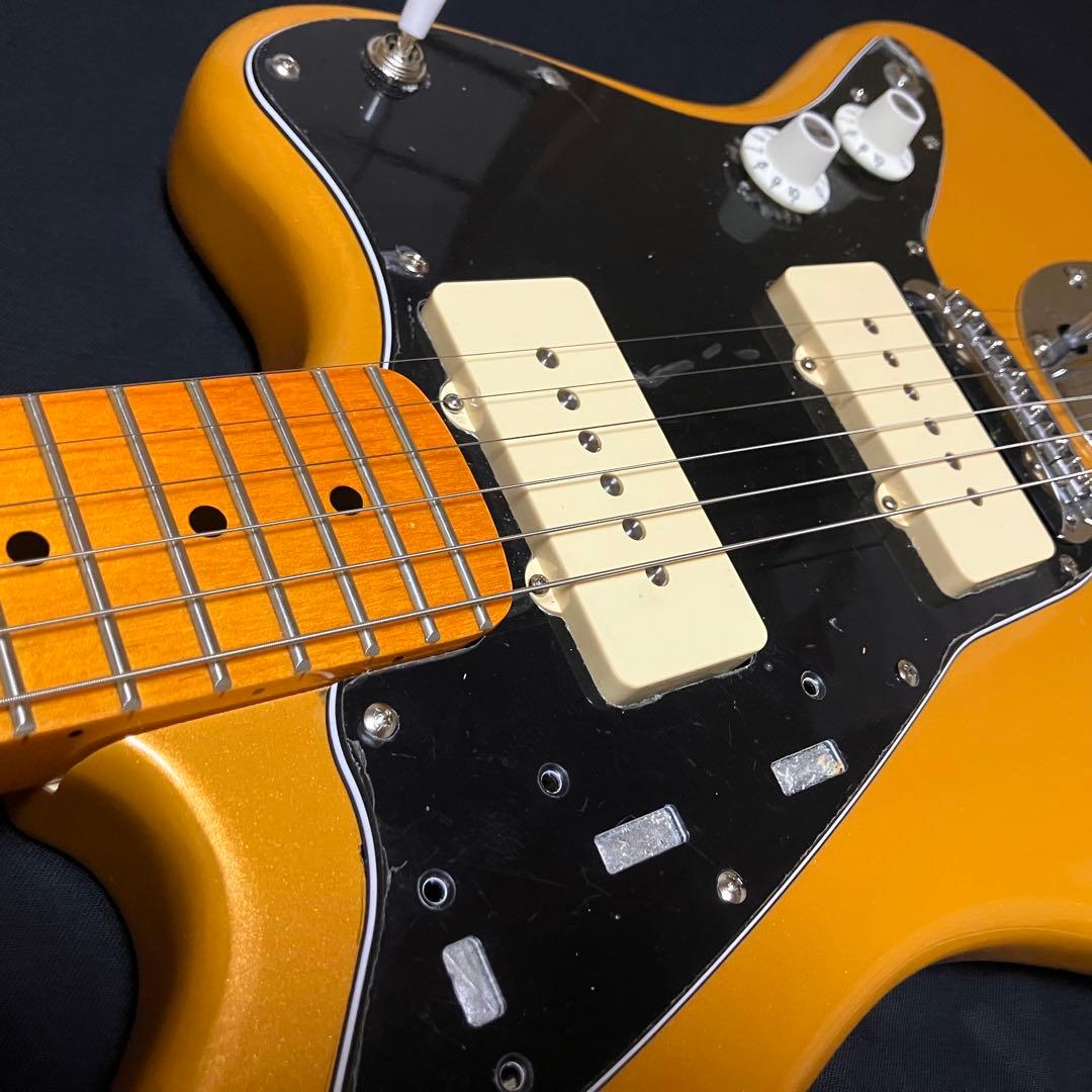 ジャンク 改造 ヒビあり コンポーネントギター ジャズマスタータイプ ゴールド
