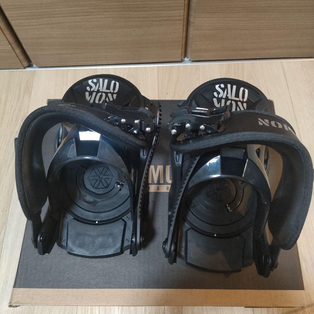 SALOMON UNITE KID スノーボードXSビンディングサロモン黒