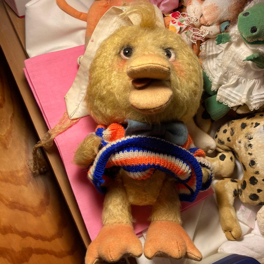 テディベア　作家ベア　アーティストベア　アヒル　ooak 海外作家ベア　ヒヨコ