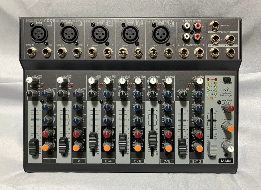 Behringer XENYX 1002B 10ch アナログミキサー 元箱あり