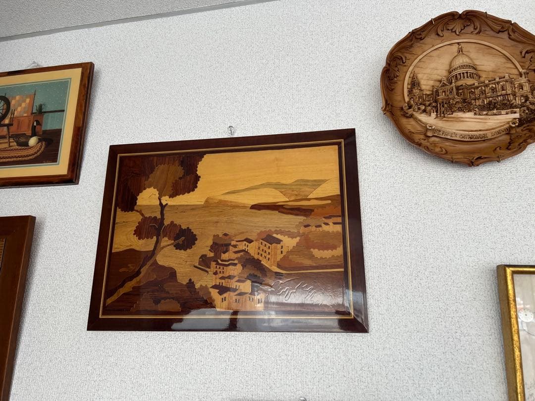 INLAID WOOD WORKS　MADE IN ITALY　木製