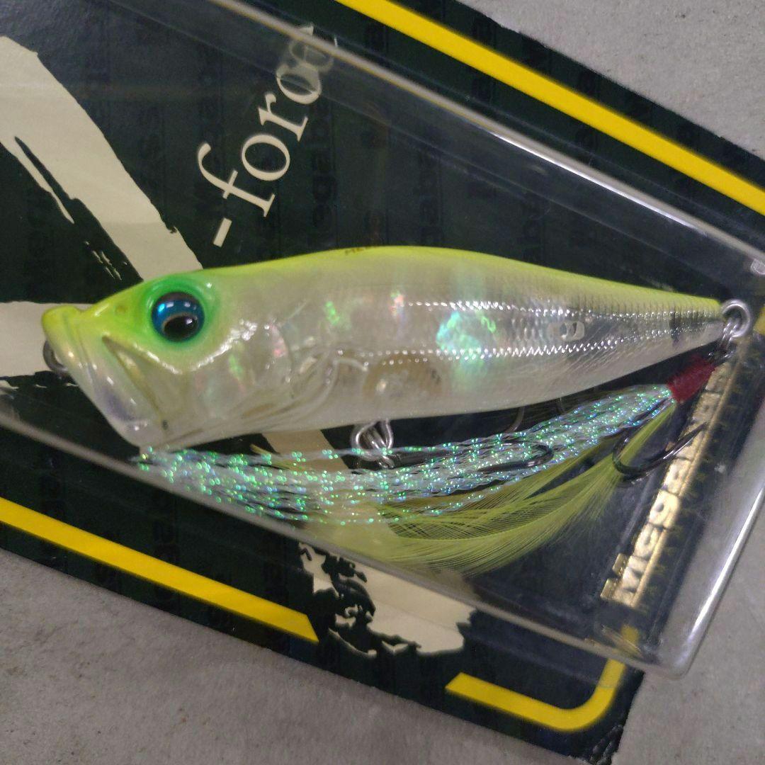 Megabass POPX Abalone Bright 天然アワビプレート