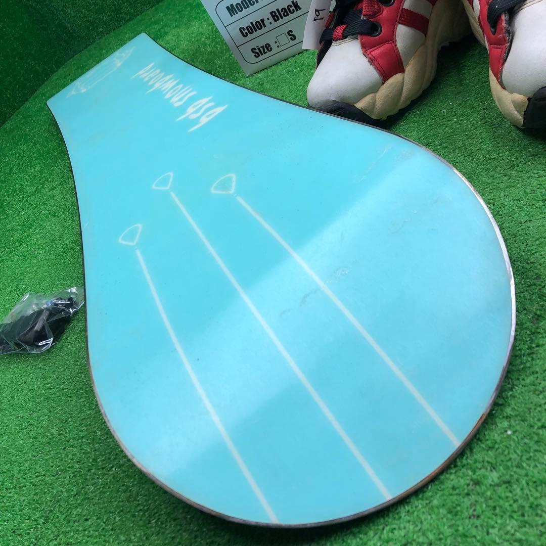 宝-647子供用スノーボードセット板122cm ビンディング新品 メンテナンス済