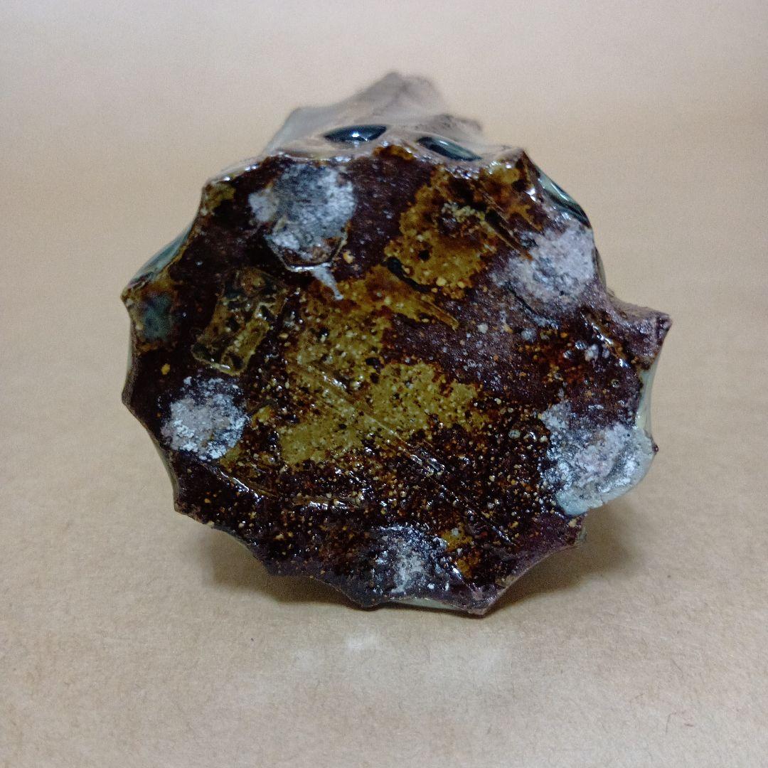 茶道具　高取しのぎ掛花入