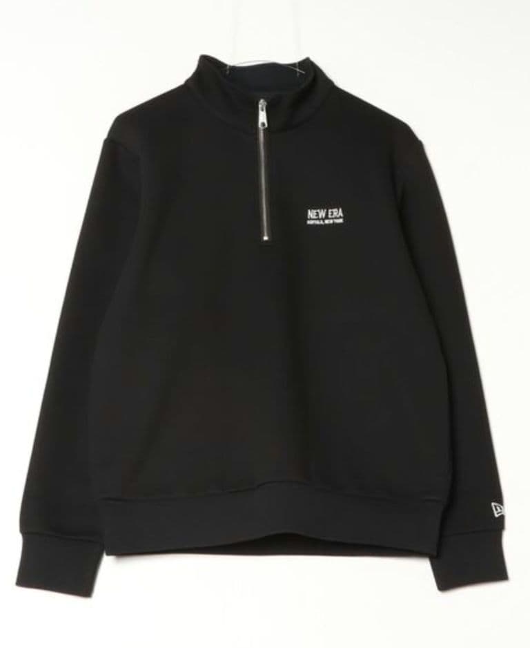 NEW ERA ブラック ハーフジッププルオーバー　完売品