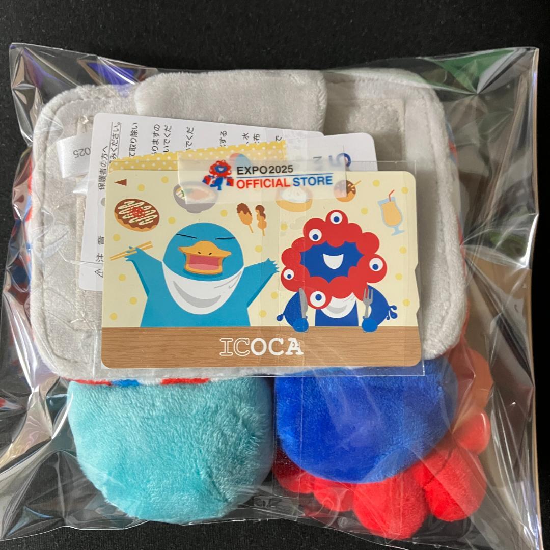 万博記念 イコちゃん ミャクミャクマスコット ICOCA カードスタンド