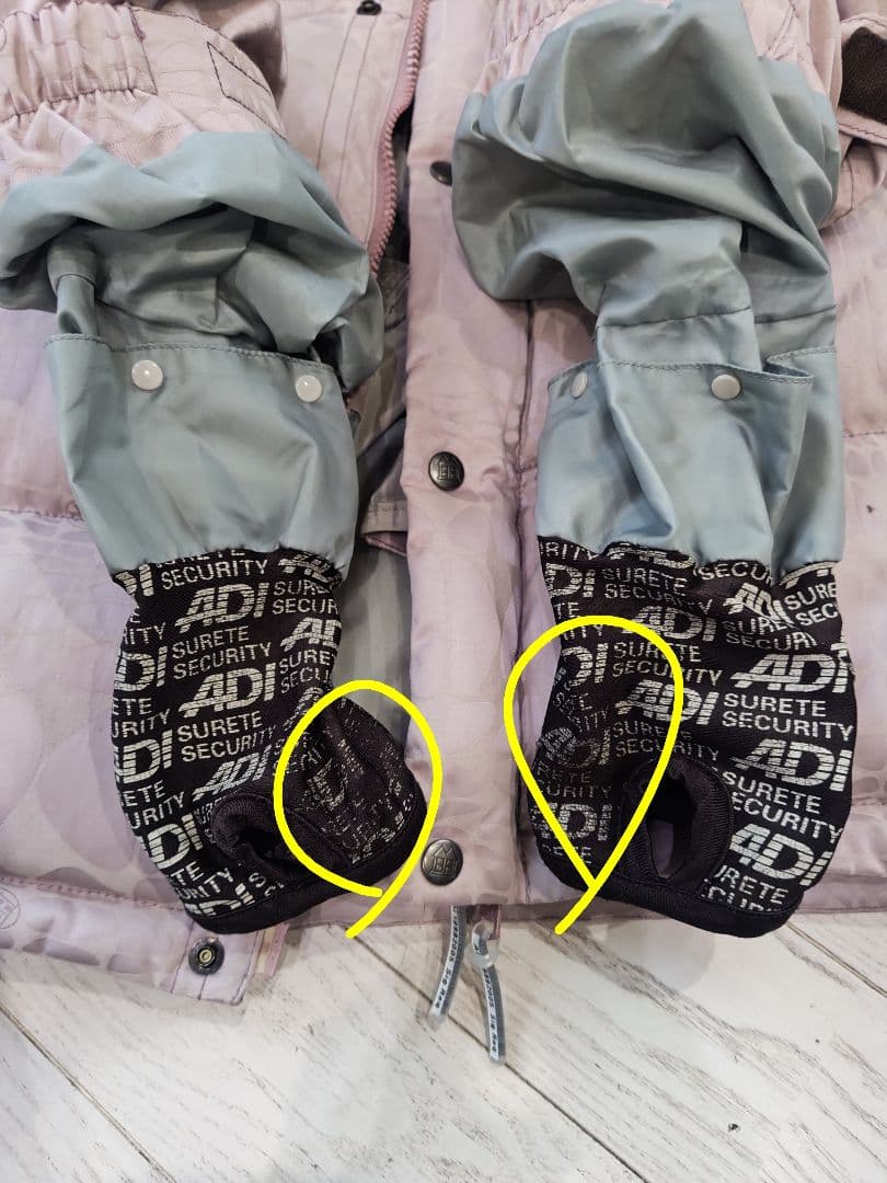 inhabitant薄紫色 ダウンジャケット Mサイズ