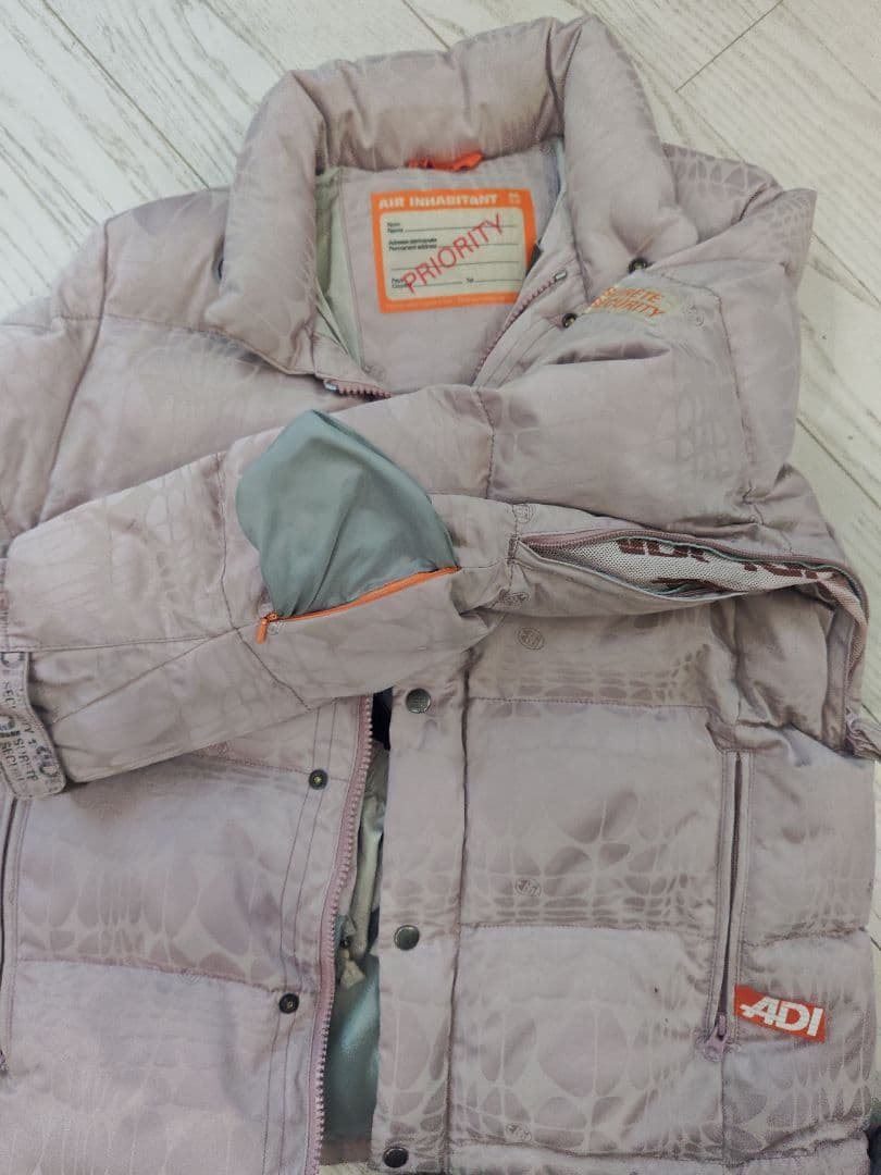 inhabitant薄紫色 ダウンジャケット Mサイズ