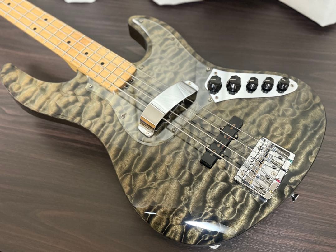 【キルトメイプル】ESP AMAZE-CTM プリ18V【弦交換セットアップ済】