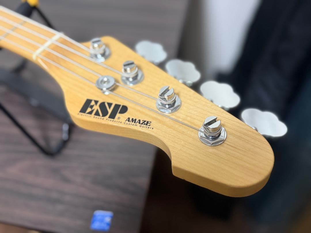 【キルトメイプル】ESP AMAZE-CTM プリ18V【弦交換セットアップ済】