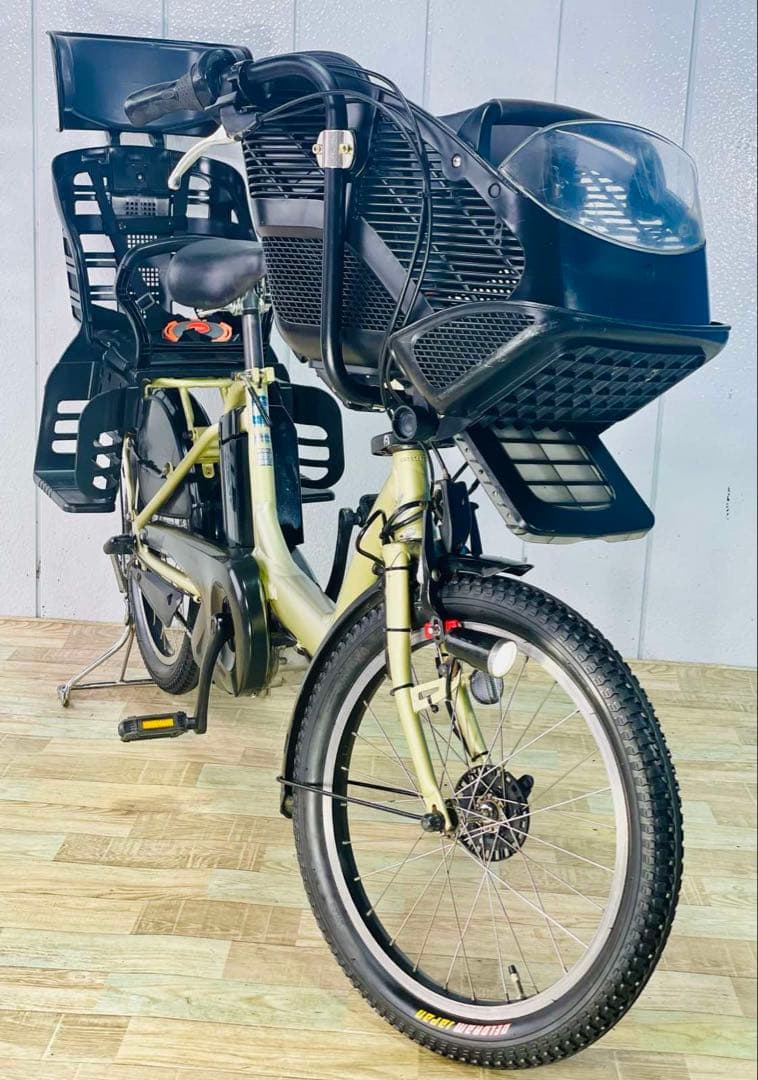 2708ヤマハ8.9アンペア3人乗り対応20インチ子供乗せ　電動アシスト自転車