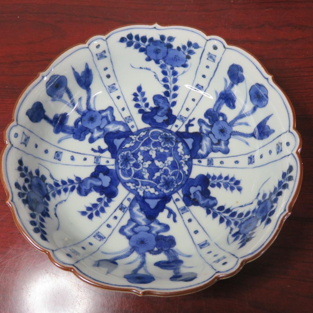 染付皿 2枚 ペア 明治 大正 最上手 最高級 古伊万里 九谷