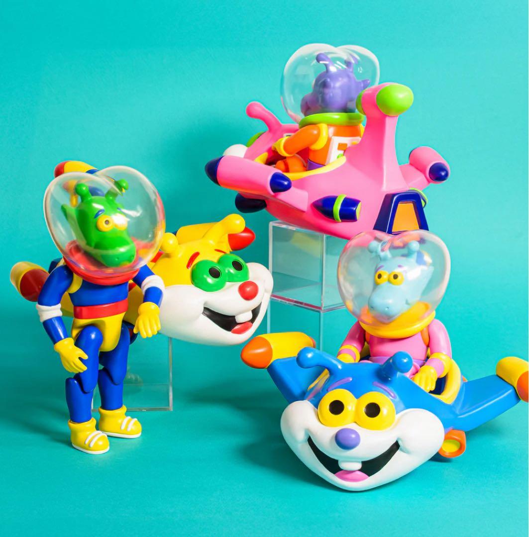 山崎若菜ソフビ　スペースピーポー&スペースジェット