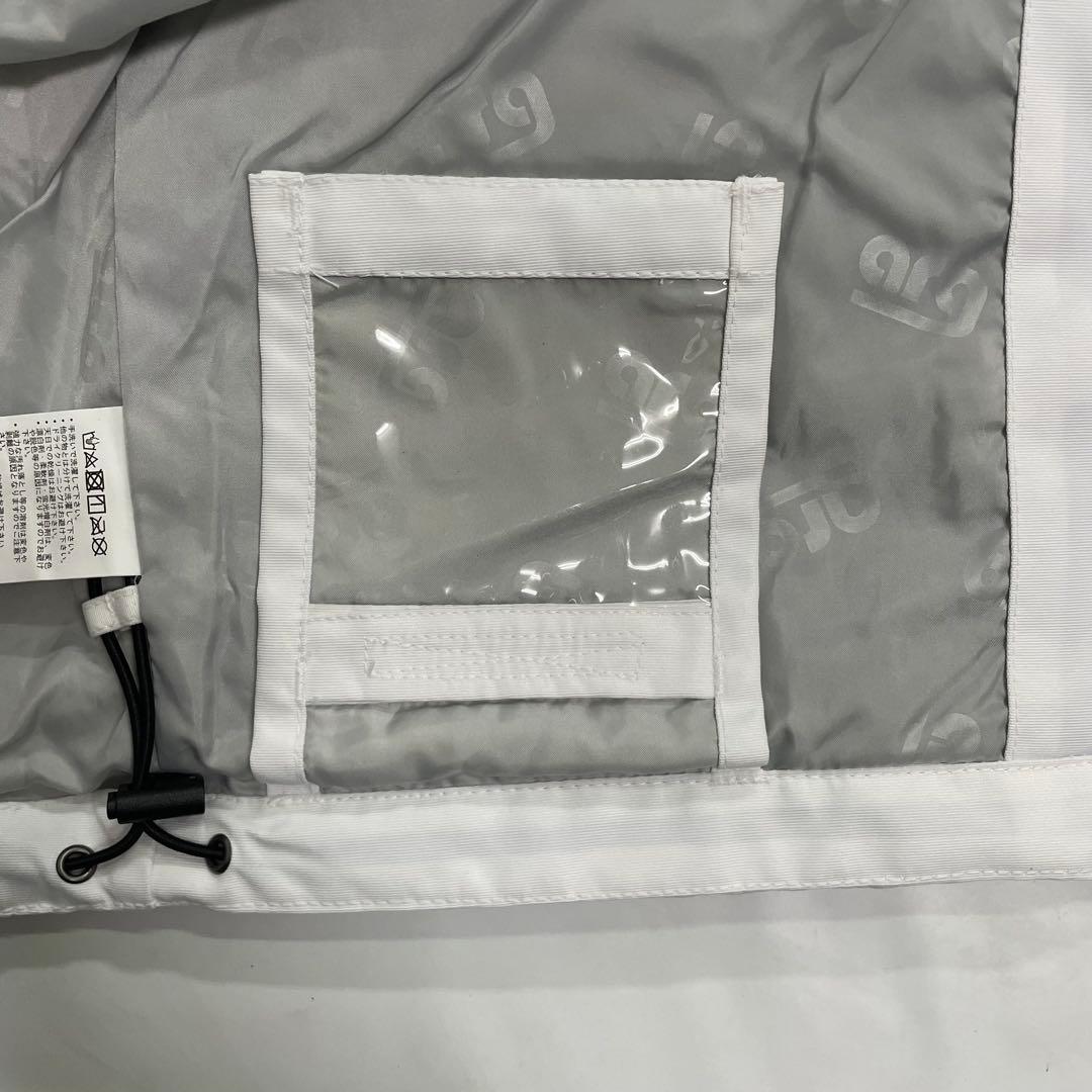 arg スノーボードウェア ジャケット M 白 ARJ13002 ①