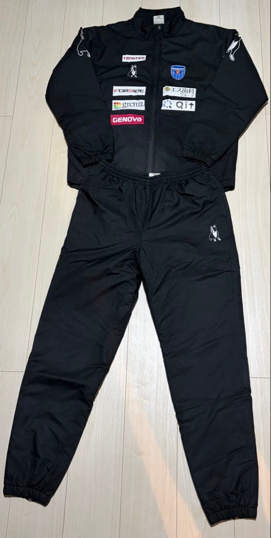 Soccer Junky 横浜FC ボアジャケット上下セット　XLサイズ