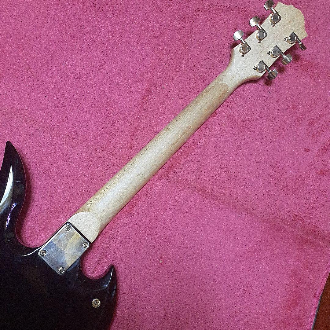 【良・美品】サイケペイント・hideモデル。モッキンバードエレキギター。