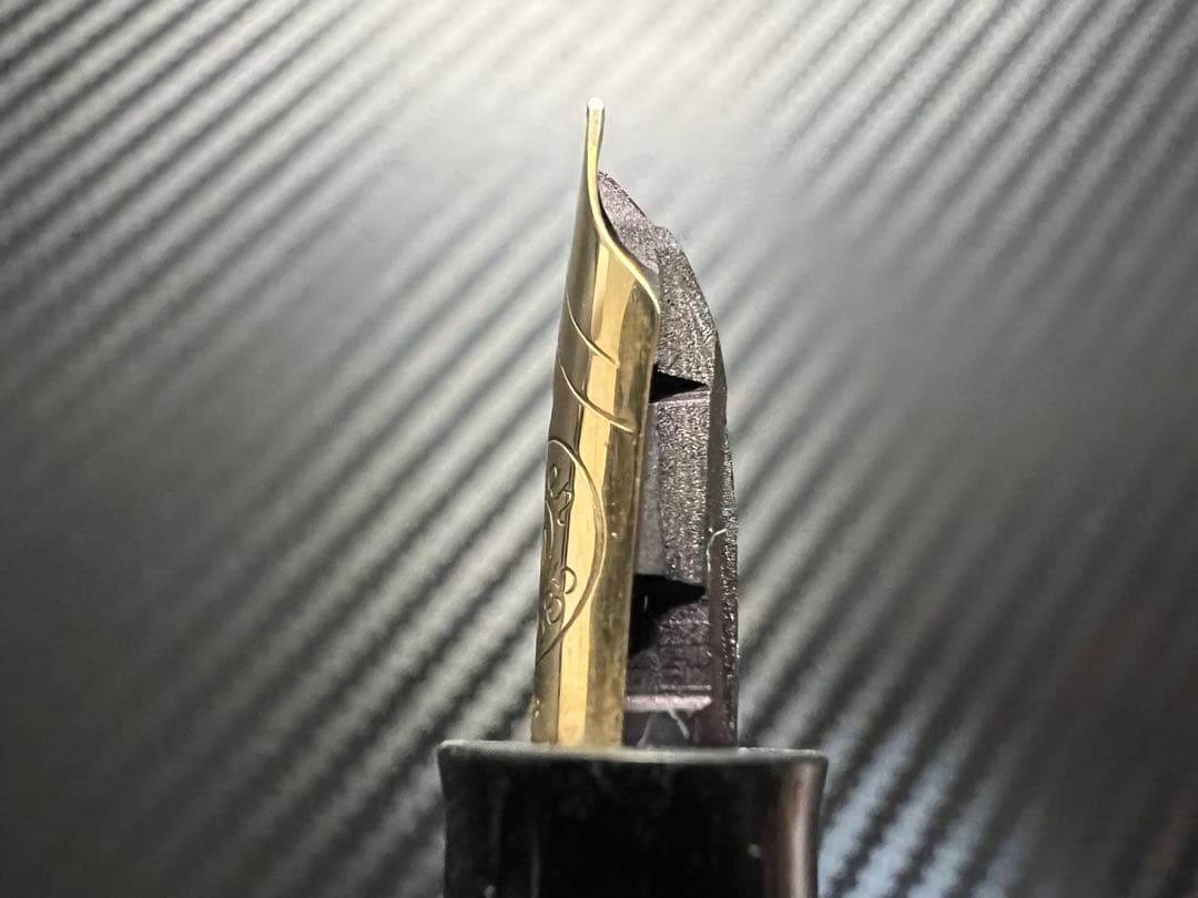 ペリカン 400NN M&K EF 極細字 緑縞 グリーン 万年筆