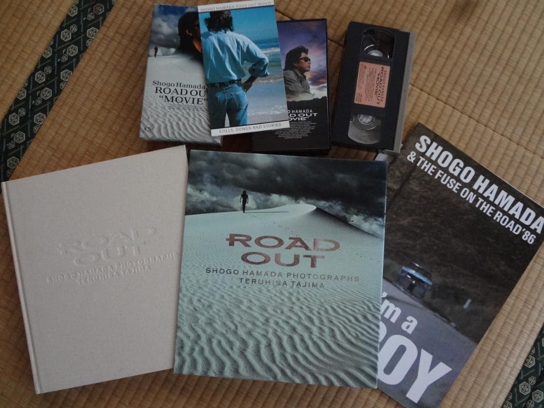 浜田省吾　　写真集・パンフレット・VHSビデオ　入手困難３点セット