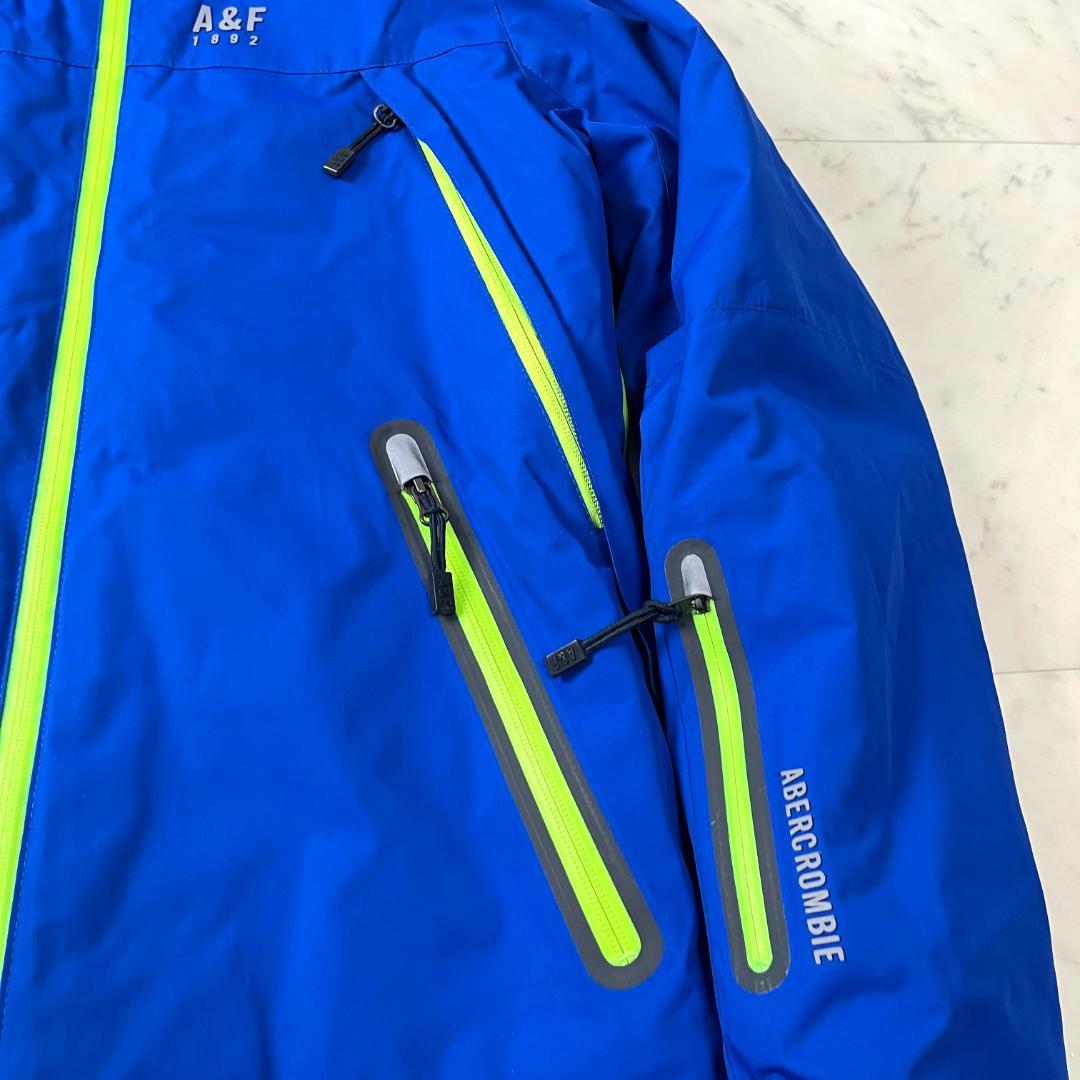 アバクロ S スノーボードウェア スノボ スキーウェア ジャケット ブルー