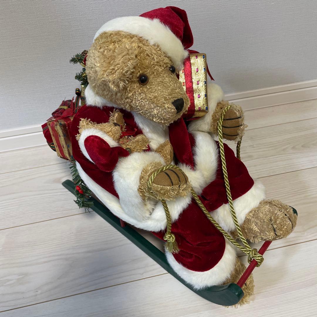 テディベアサンタクロース　そり