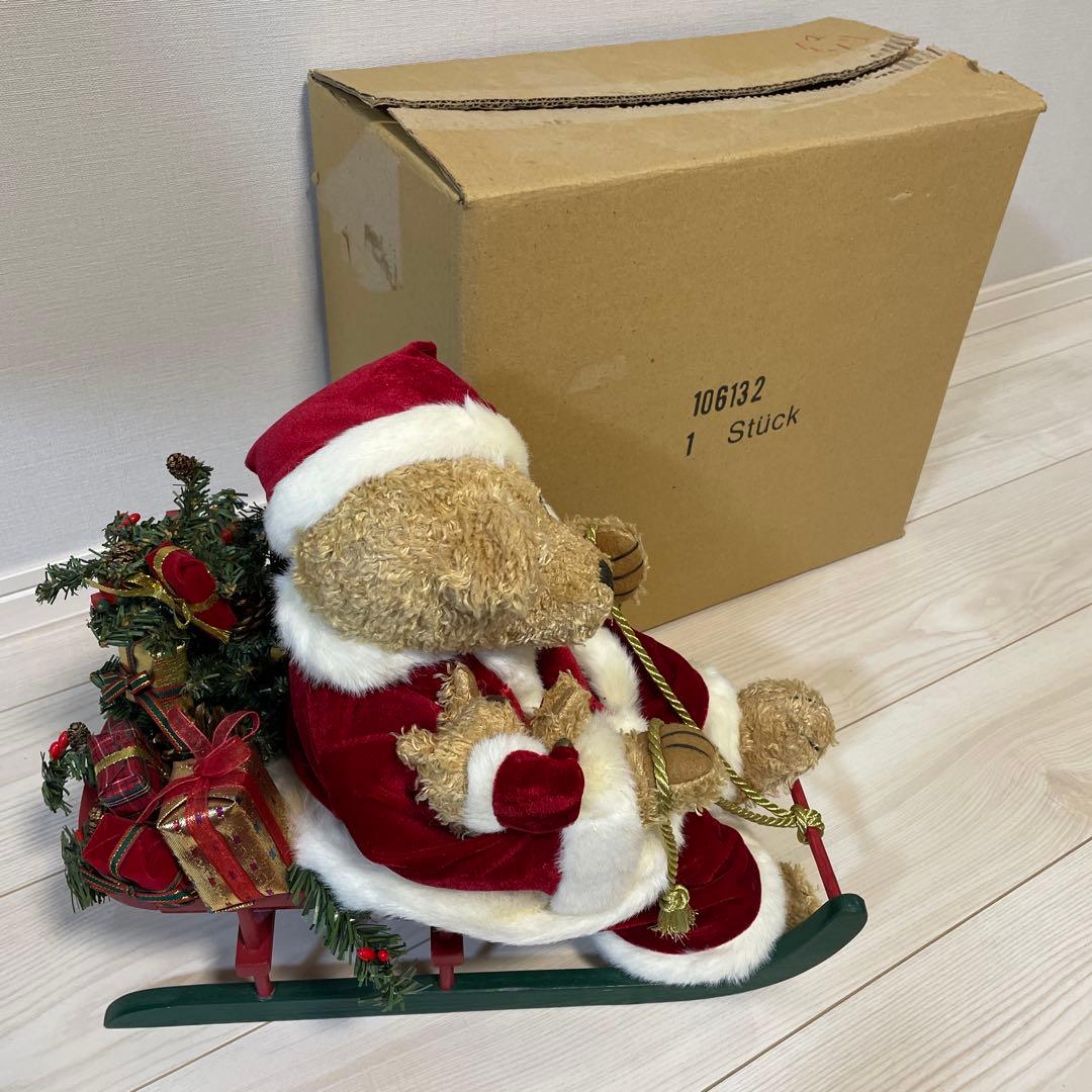 テディベアサンタクロース　そり