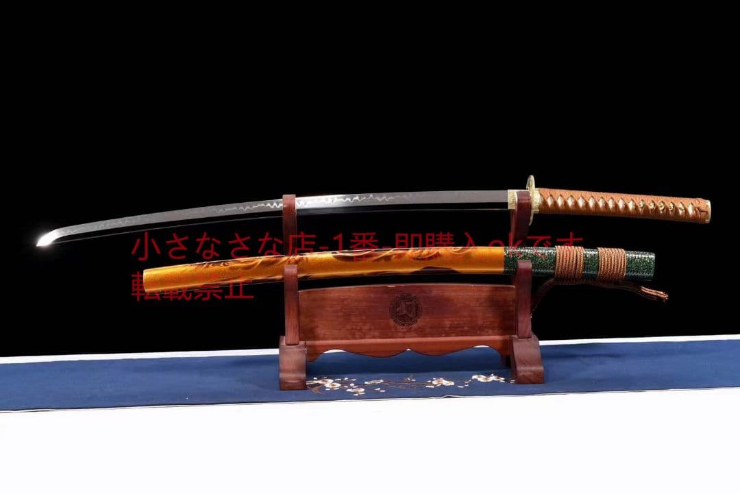 T10焼刃超鏡面銅装侍刀『顔如玉』 古兵器 武具 刀装具 日本刀 模造刀 居合刀