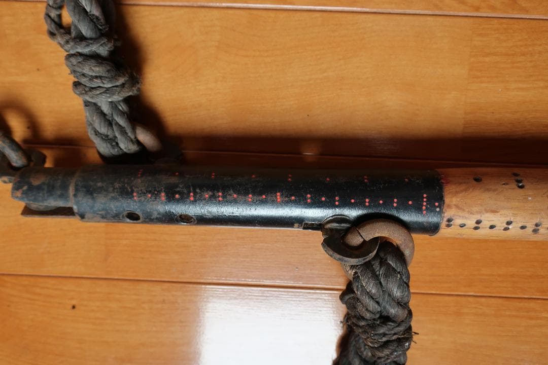 昭和レトロ　大迫力　巨大ぼうはかり（棒秤）30~80Kｇ未使用在庫品