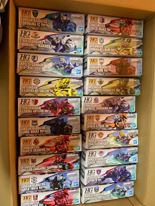 Ｊリーグコラボガンプラ20個セット未使用　（バラ売り不可）