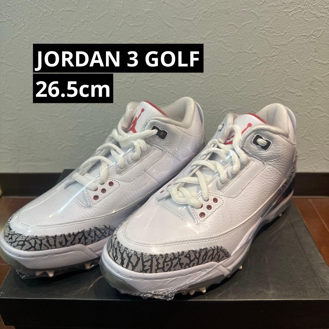 シューズ(男性用) NIKE JORDAN 3 GOLF 26.5cm