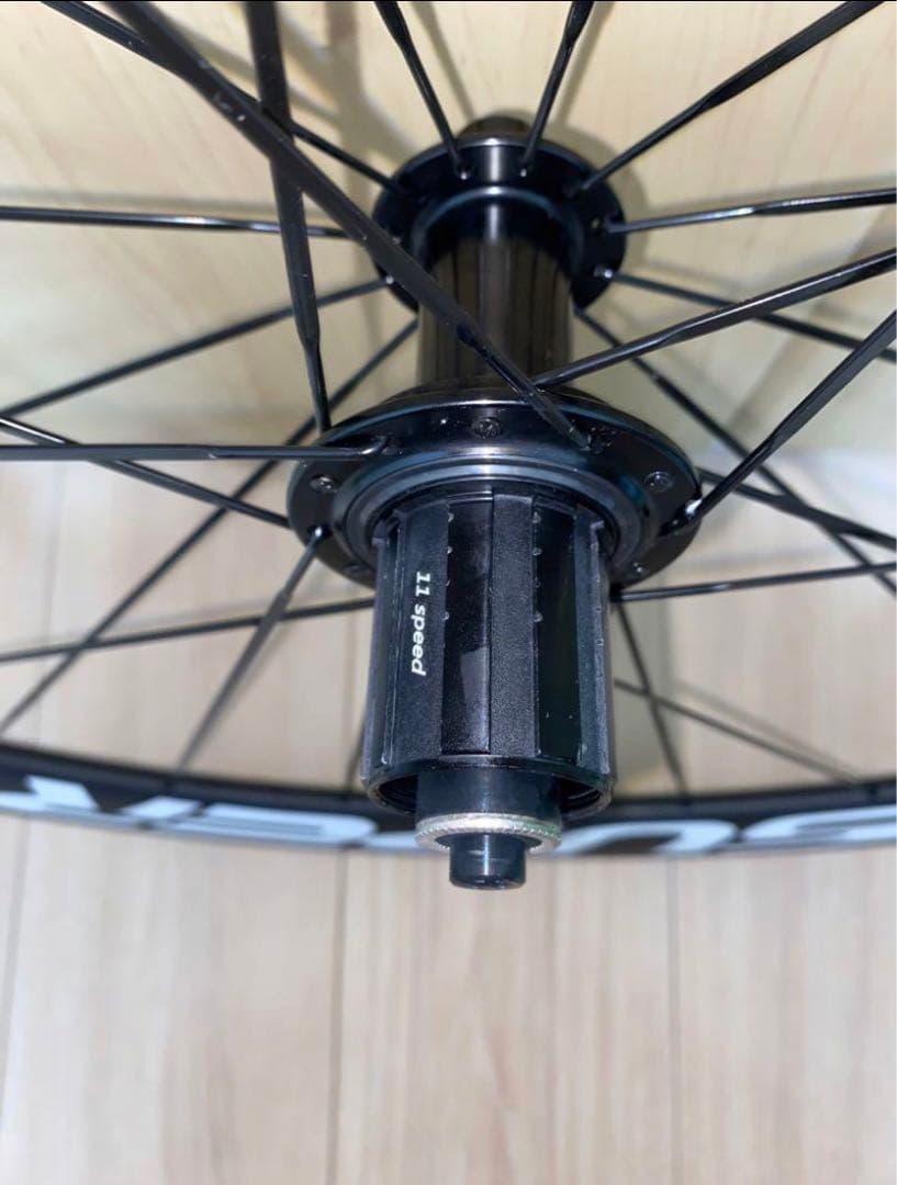 【美品】Super team 50mm カーボンホイール クリンチャー 700c