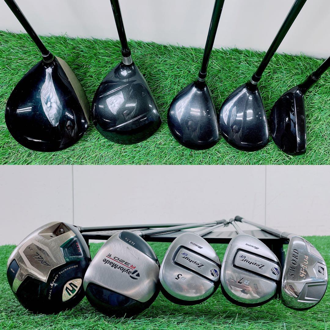 ゴルフクラブ　メンズセット　初心者　ツルヤ　AXEL ZX MM N2031