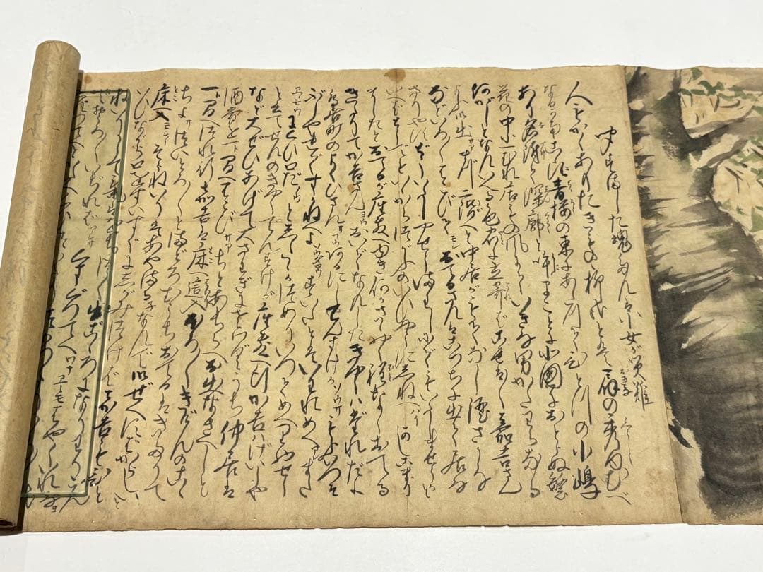 「彩色江戸時代後期筆 春画巻」1巻|艶本 わじるし 巻物 和本 浮世絵