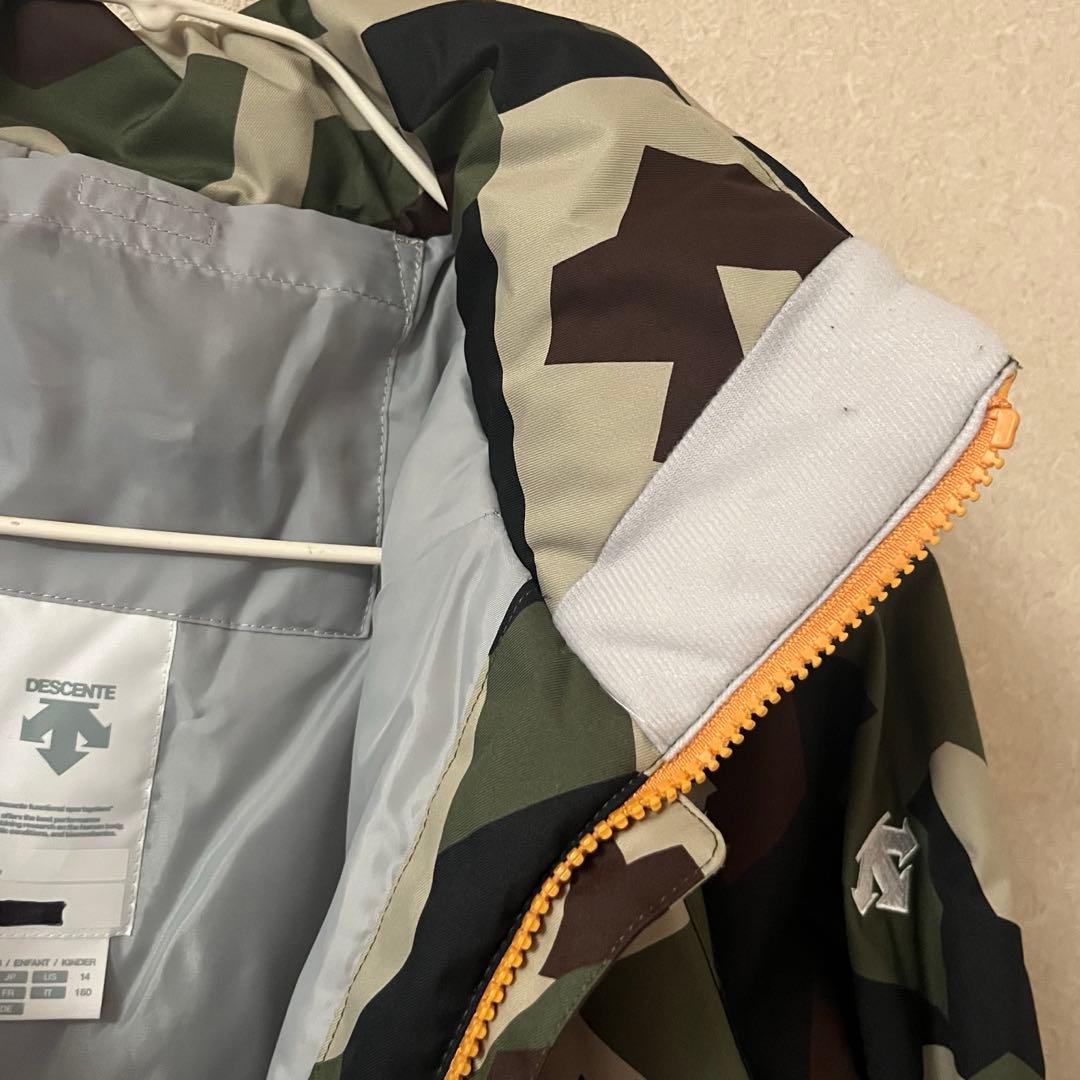 DESCENTE デサント★スキーウェア 160cm 迷彩 カモフラ 防寒