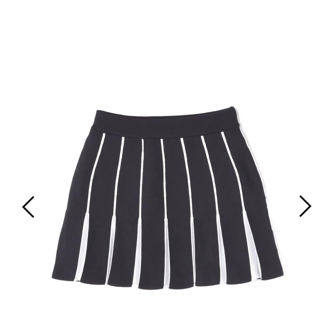 パーリーゲイツ　セットアップ　ストライプ　ネイビー