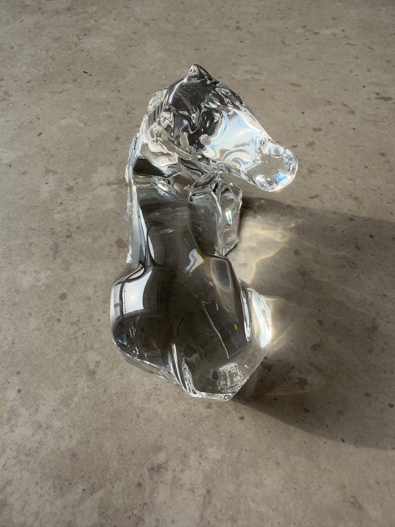 【極美品】　バカラ　馬　置物　フィギュア　干支　高級