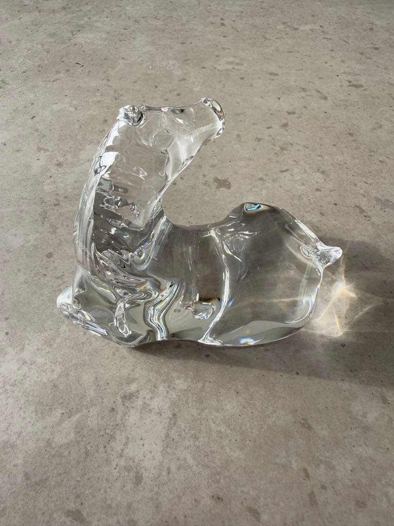 【極美品】　バカラ　馬　置物　フィギュア　干支　高級