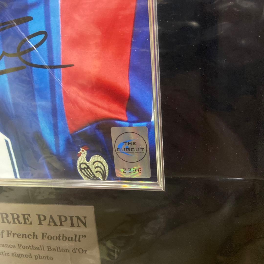 ジャン＝ピエール・パパン直筆サイン入りフォト　額入り