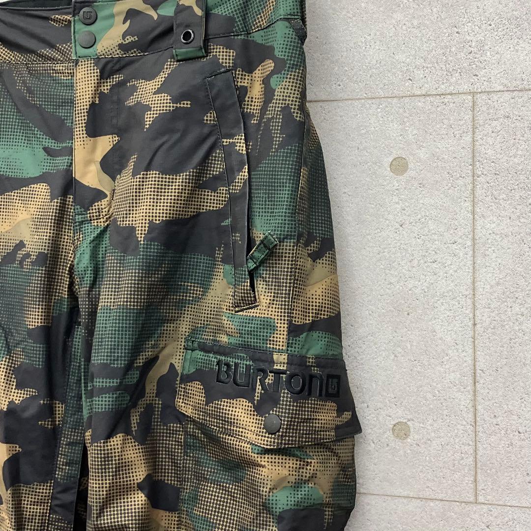 BURTON スノーボードパンツ 迷彩 カモフラ レディース L マルチカラー